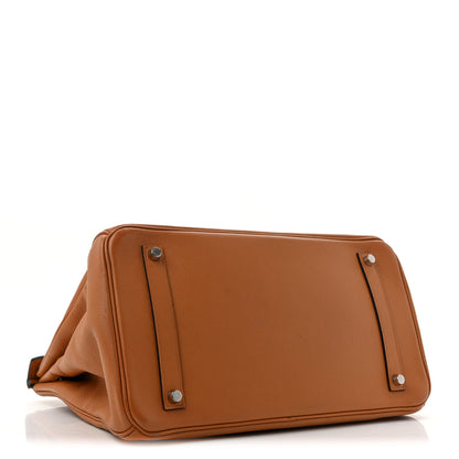 Hermes Taurillon Novillo Sea Surf and Fun Birkin 35 Toffee 4 of 15