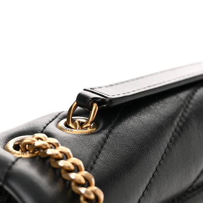 Saint Laurent Calfskin Y Quilted Monogram Small Loulou Chain Satchel Black 12 of 15