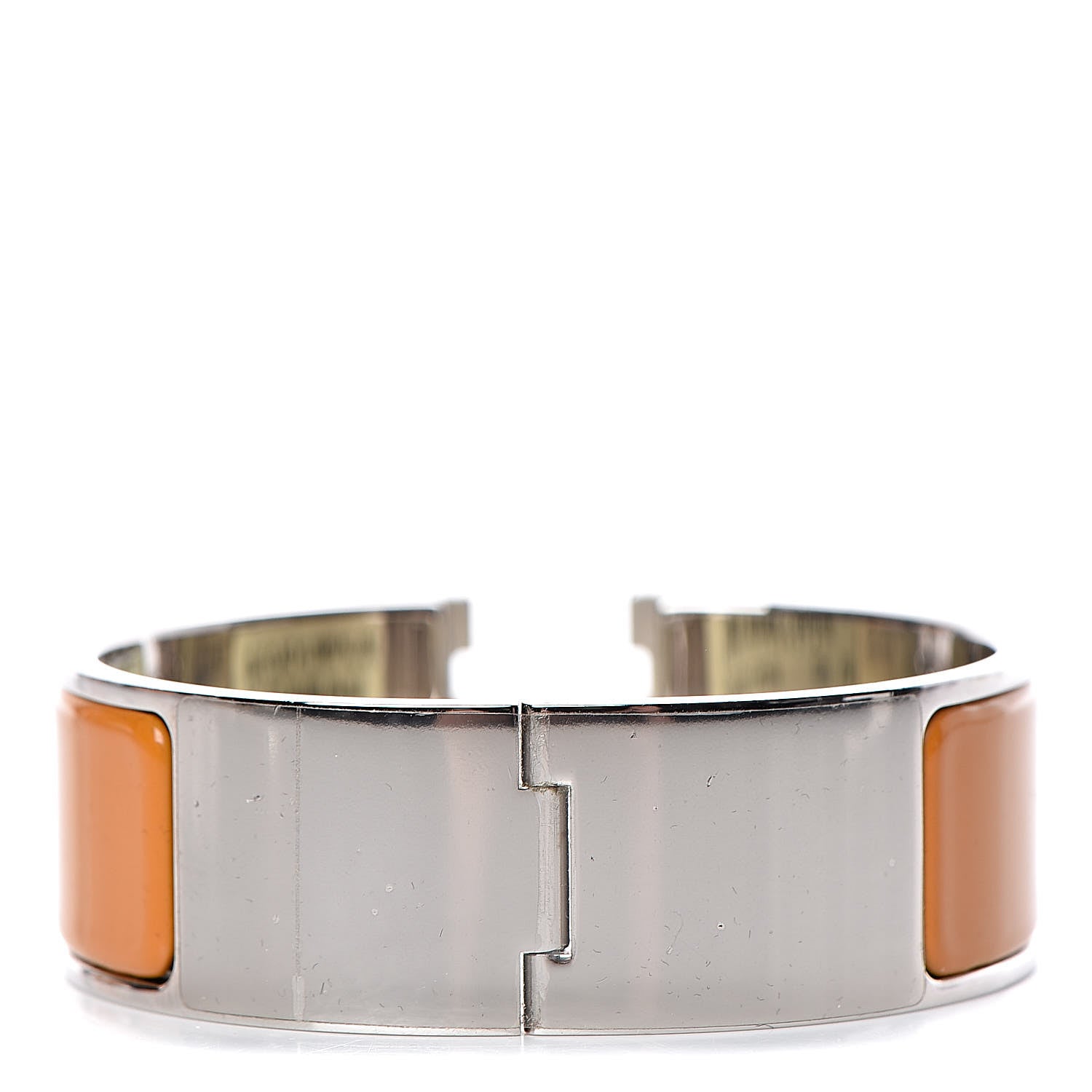 Hermes Enamel Wide Clic Clac H Bracelet PM Curcuma 3 of 5