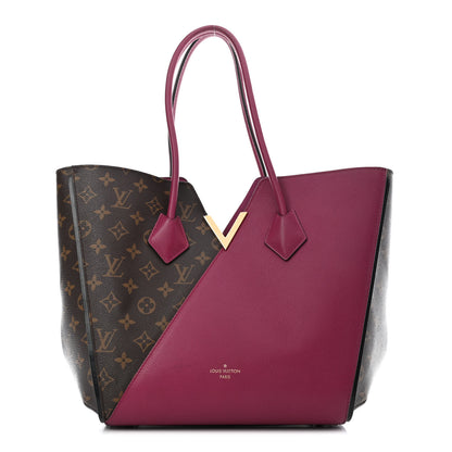 Louis Vuitton Calfskin Monogram Kimono Tote Grape 1 of 6