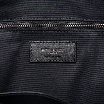 Saint Laurent Crinkled Calfskin Matelasse Monogram Niki Shoulder Bag Black 8 of 11