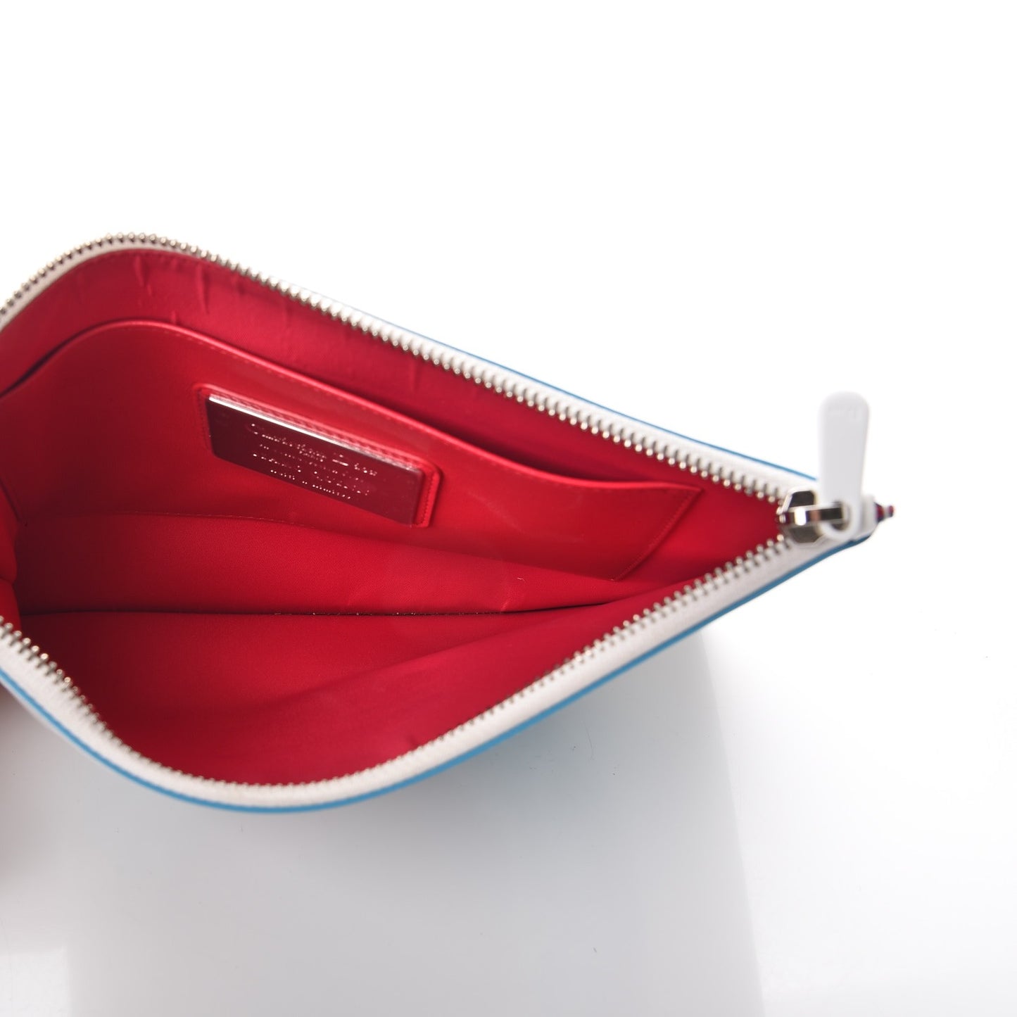 X MARC QUINN Calfskin Eye Clutch Multicolor
