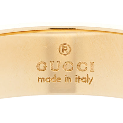 Gucci 18K Yellow Gold 4mm Icon Thin Band Ring 53 6.25 4 of 5
