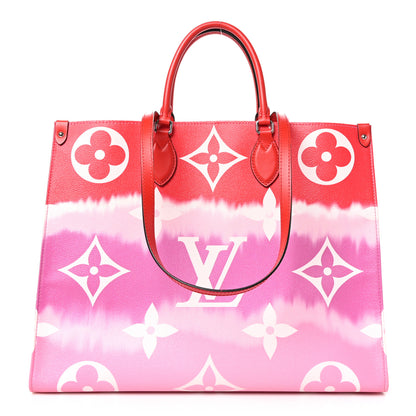 Louis Vuitton Monogram Escale Onthego GM Rouge 1 of 9