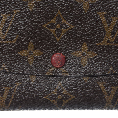 Louis Vuitton Monogram Emilie Wallet Red 7 of 13