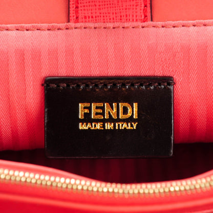 Fendi Vitello Elite Flamingo Petite 2Jours Tote Rosa Exstasy 6 of 9