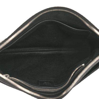 MCM Visetos Medium Crossbody Pouch Black 4 of 10