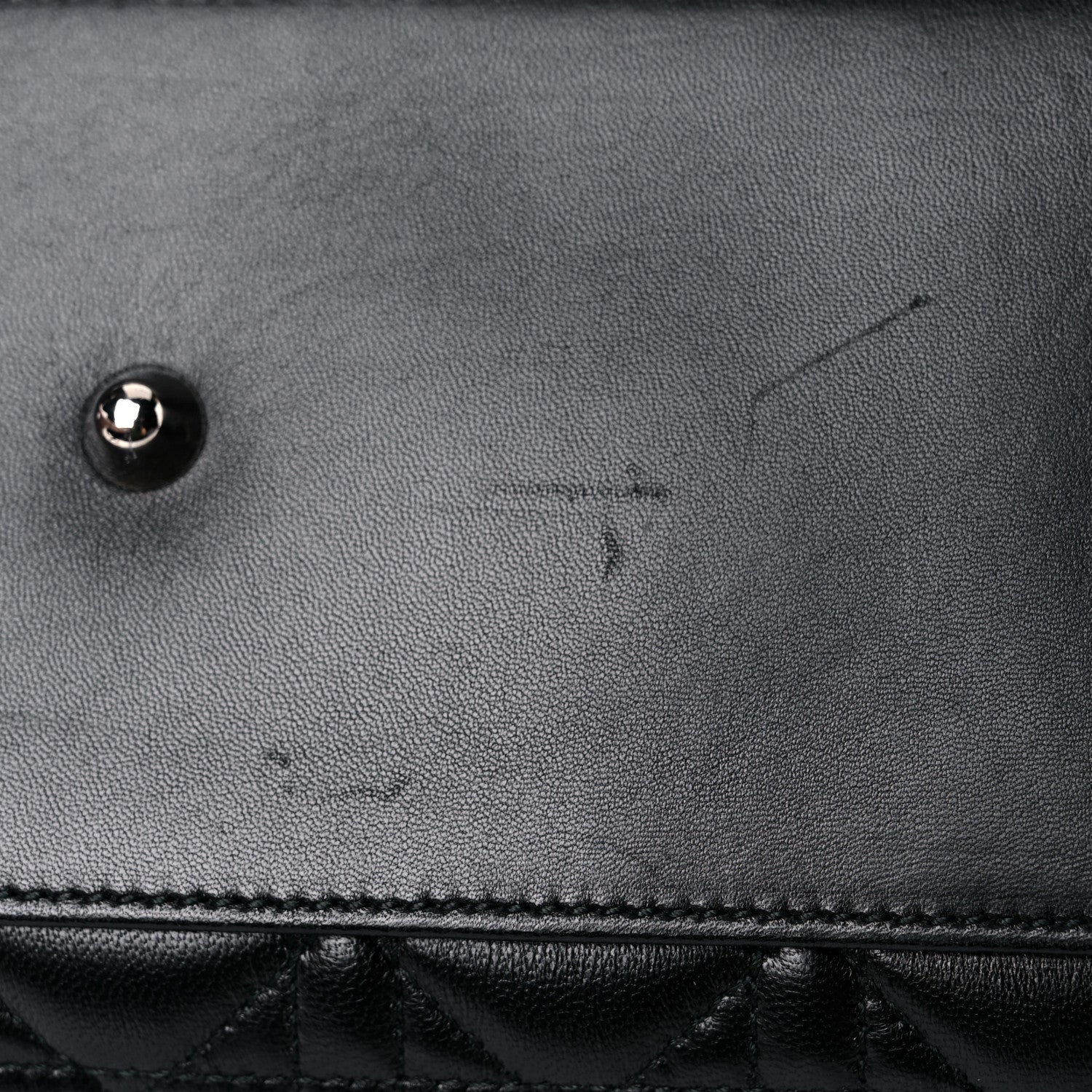 Christian Dior Lambskin Cannage Large Lady Dior Black 13 of 21