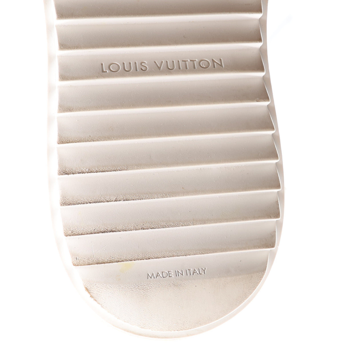 Louis Vuitton Calfskin Monogram Debossed Time Out Sneakers 37 Gold 8 of 10