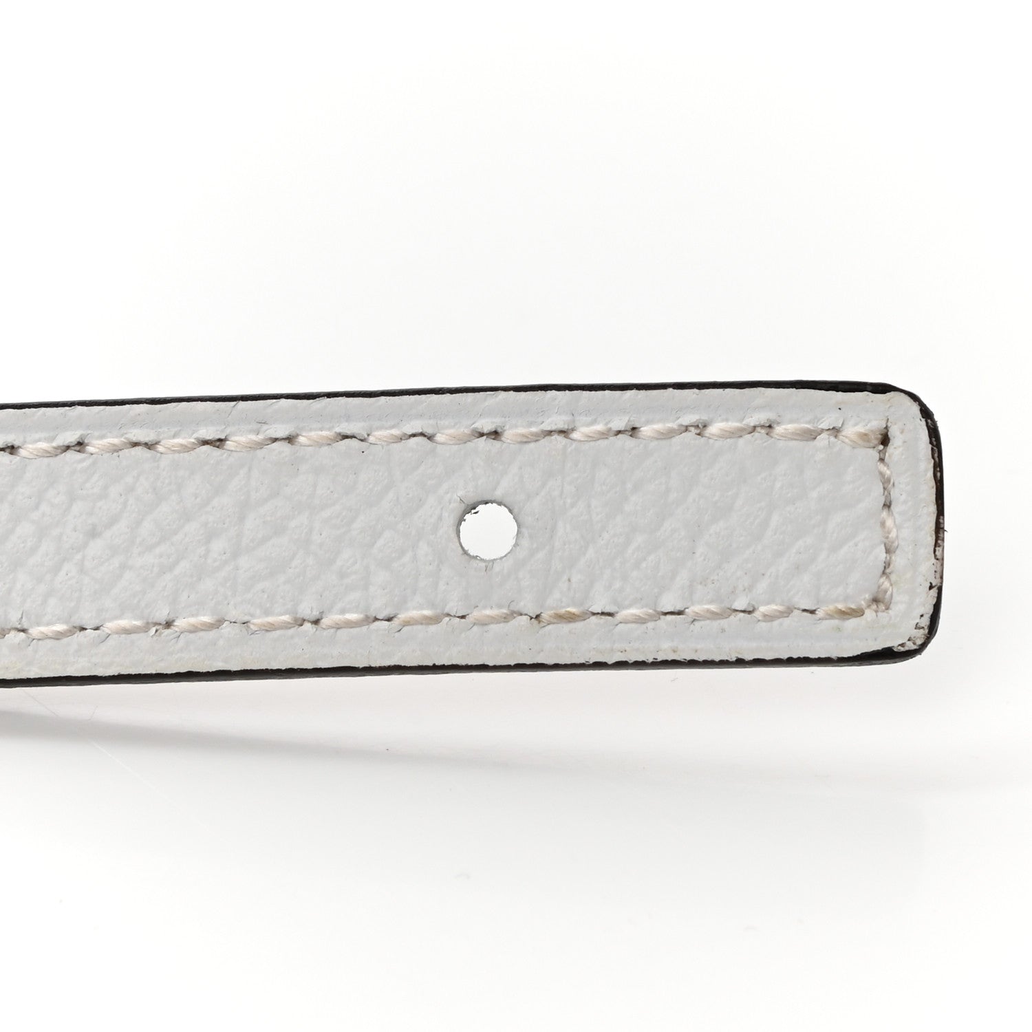 Hermes Epsom Swift 13mm Focus Belt 75 Etoupe White 7 of 9