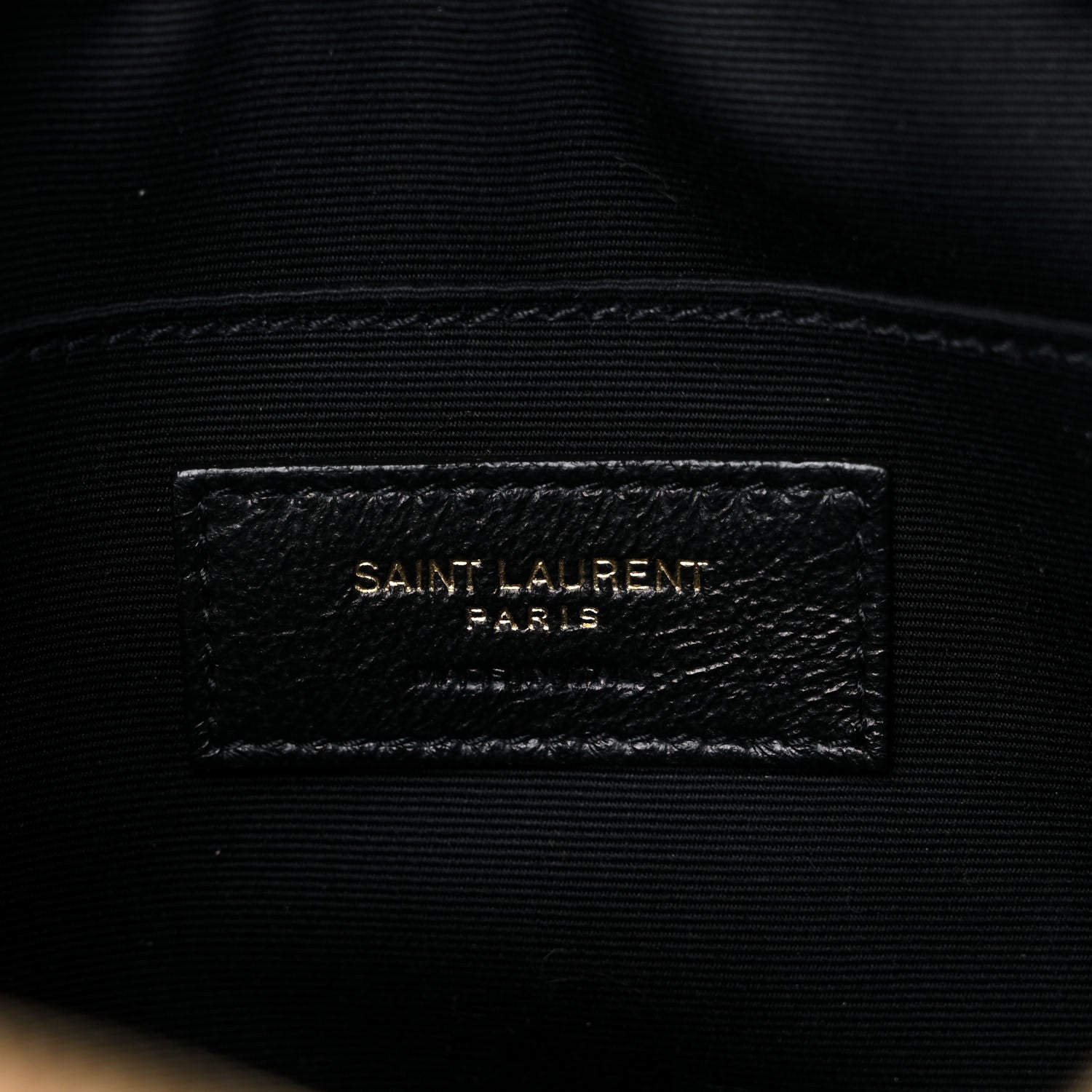 Saint Laurent Calfskin Matelasse Monogram Lou Camera Bag Dark Beige 6 of 10