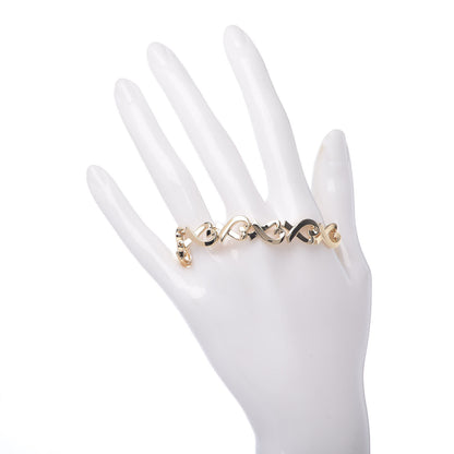 Tiffany 18K Yellow Gold Paloma Picasso Loving Heart Bracelet 2 of 6