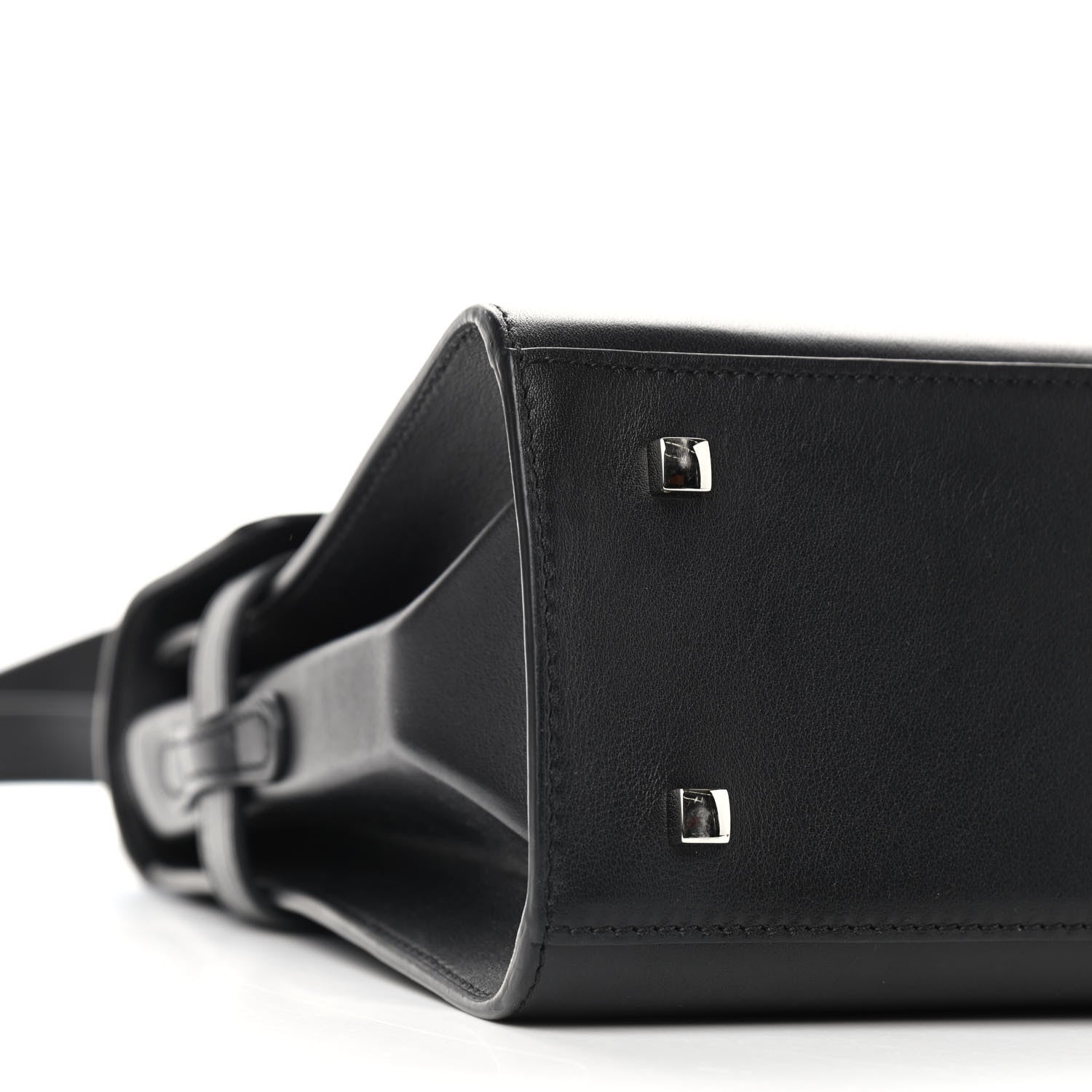 Delvaux Calfskin MM Tempete Satchel Black 9 of 14