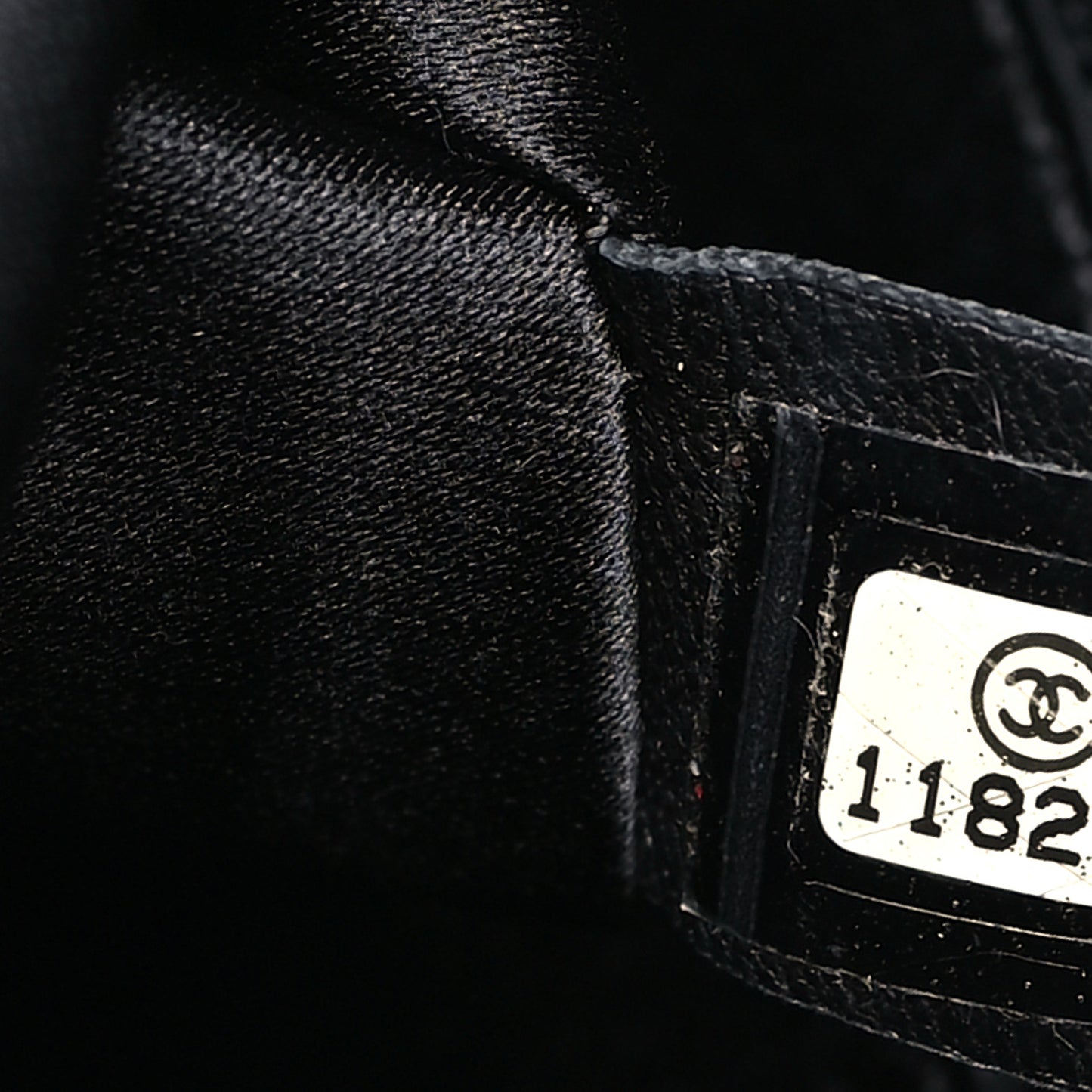 Lambskin Quilted Small Hidden Chain Shoulder Bag Black