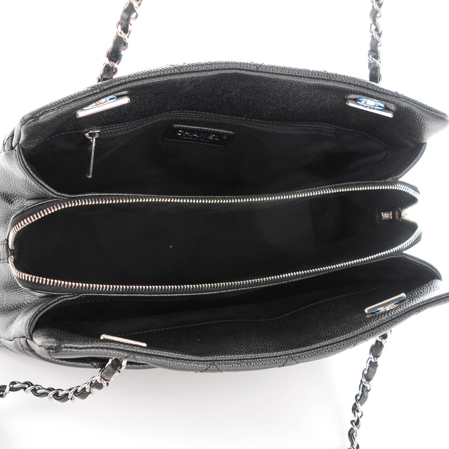 Chanel Caviar CC Timeless Tote Black 5 of 7