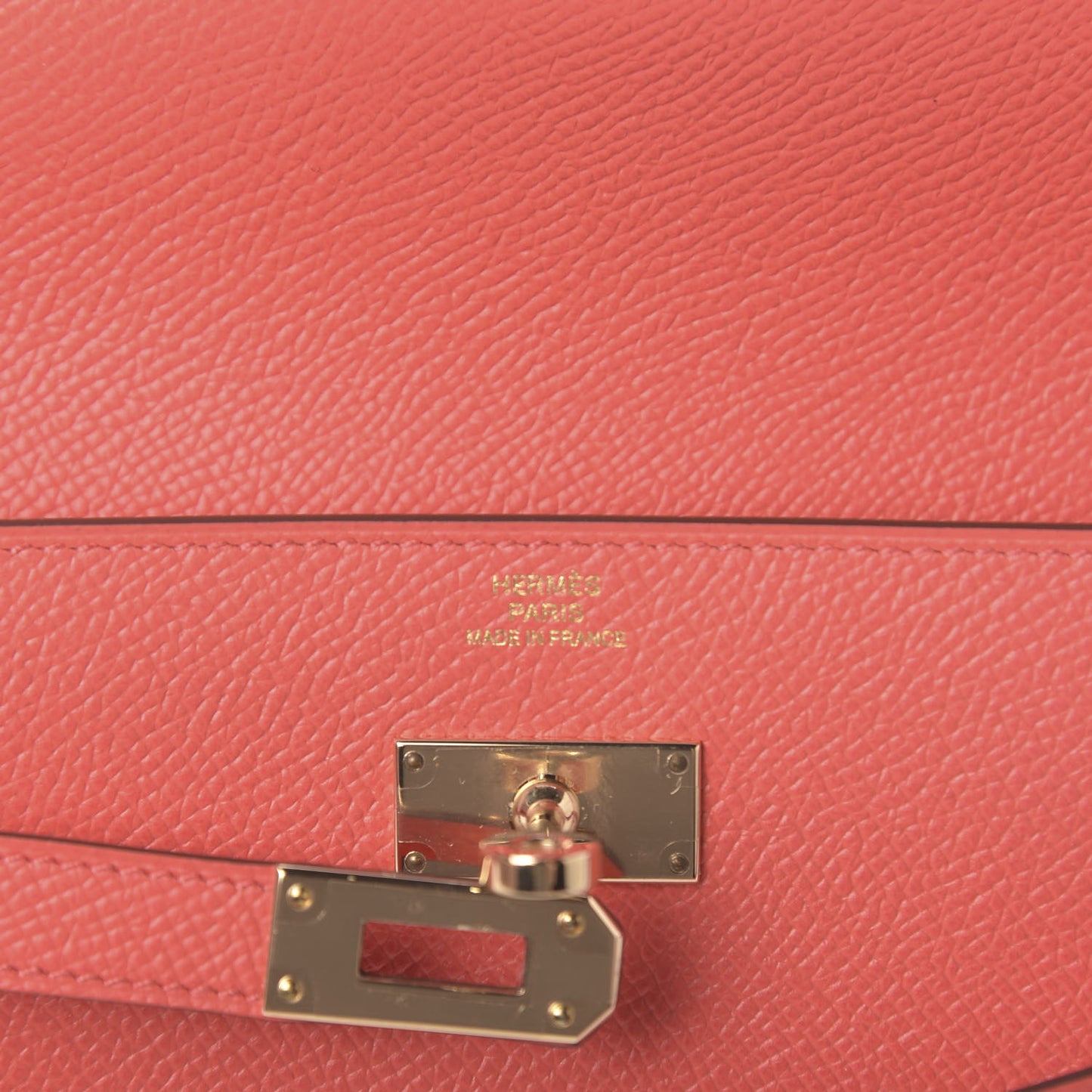 Epsom Kelly Longue Wallet Flamingo