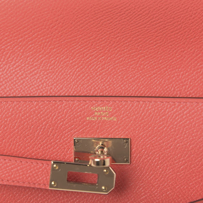 Hermes Epsom Kelly Longue Wallet Flamingo 8 of 9