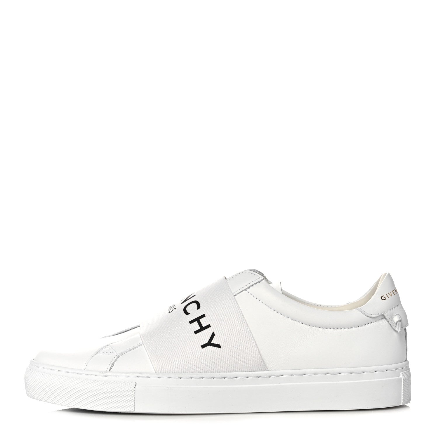 Givenchy Calfskin Band Logo Womens Urban Street Sneakers 37.5 White 1 of 11