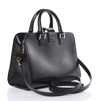 Saint Laurent Calfskin Monogram Baby Cabas Black 3 of 12