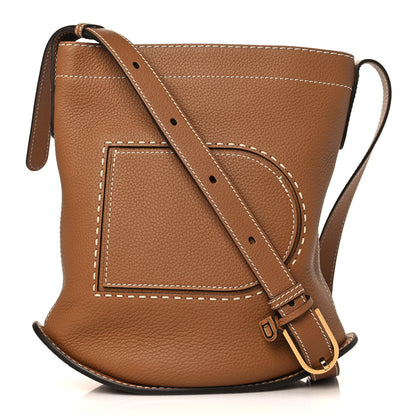 Delvaux Taurillon Pin Daily Surpique Bucket Vegetal Ivory 1 of 8