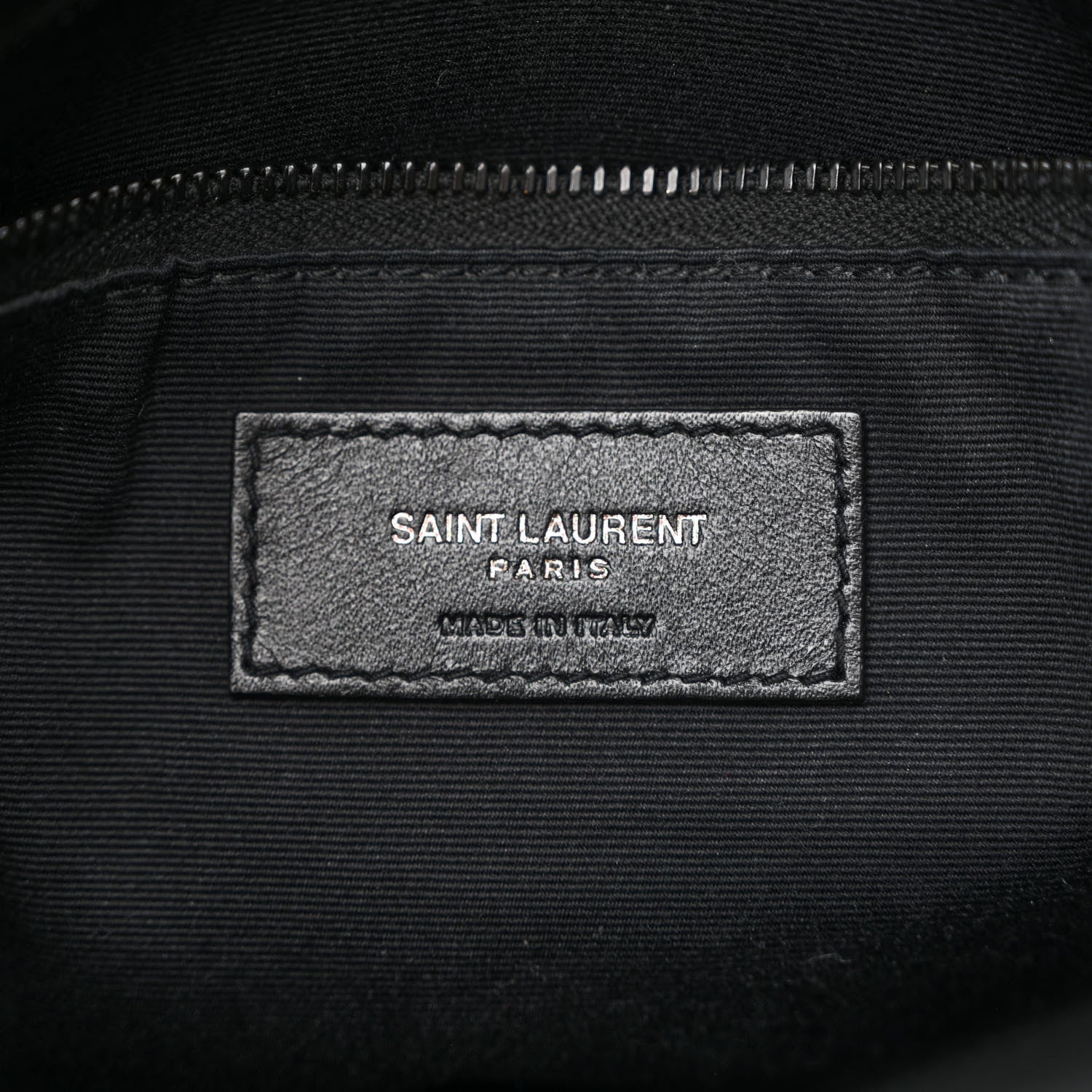 Saint Laurent Lambskin Quilted Monogram Monochrome Small Loulou Puffer Chain Satchel Black 6 of 10