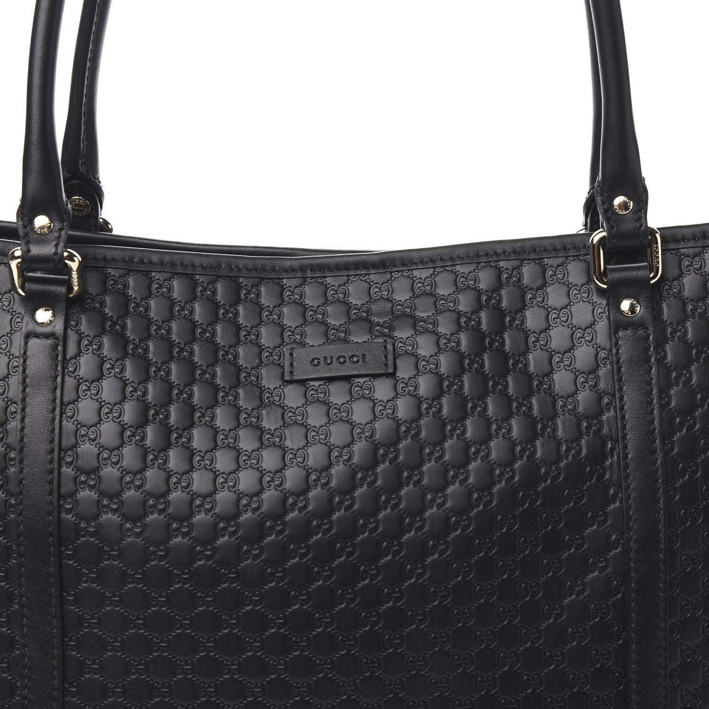 Microguccissima Medium Joy Tote Black