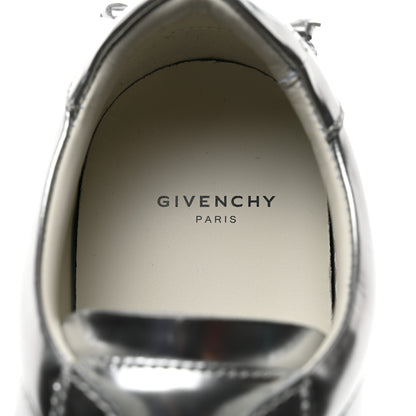 Givenchy Calfskin Band Logo Womens Urban Street Sneakers 38 Silvery 7 of 9