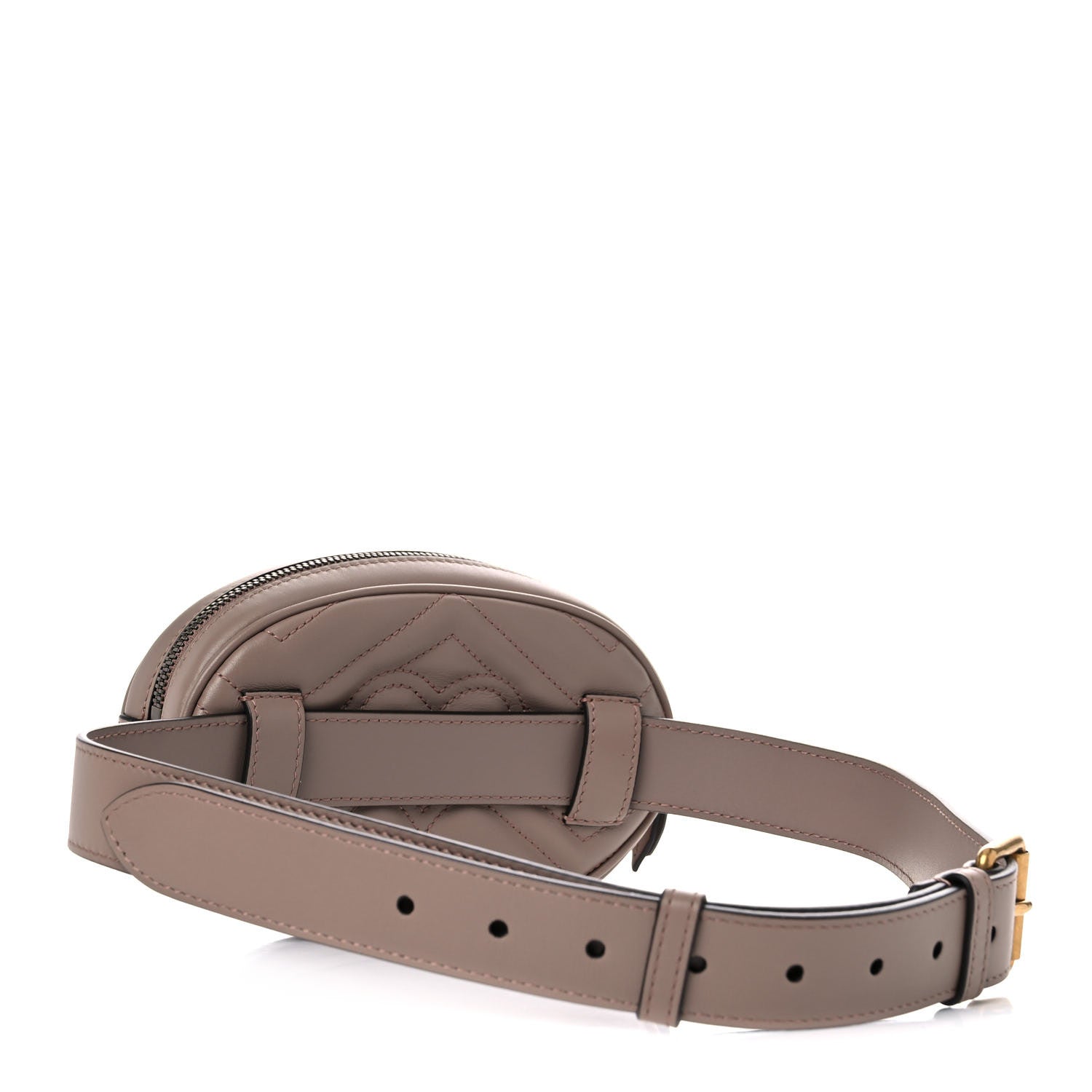 Gucci Calfskin Matelasse GG Marmont Belt Bag 85 34 Porcelain Rose 3 of 11