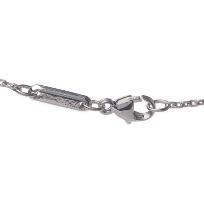 Chopard 18K White Gold Diamond Happy Diamonds Pave Heart Pendant Necklace 6 of 9