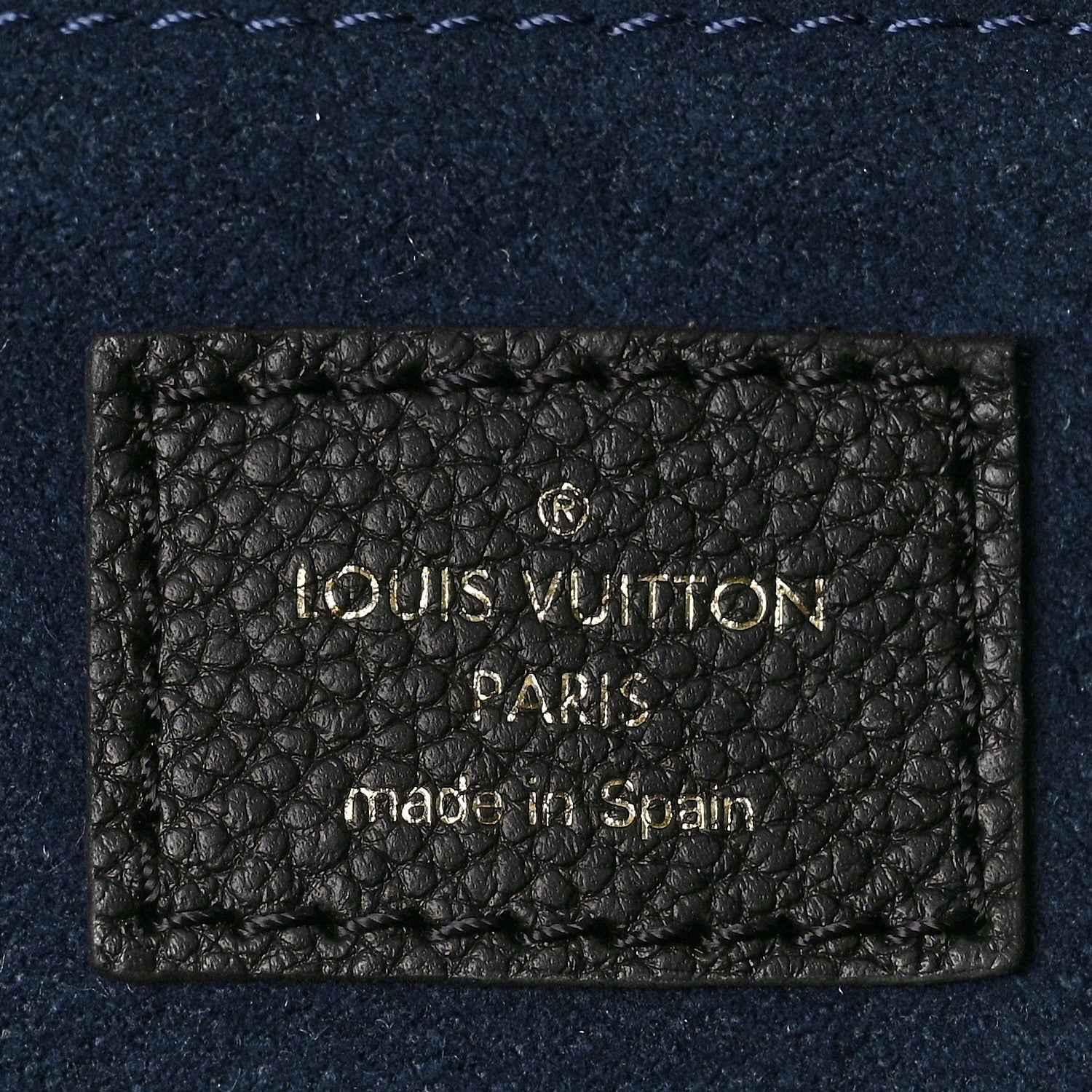 Louis Vuitton Empreinte Monogram Giant Neverfull MM Black 6 of 8