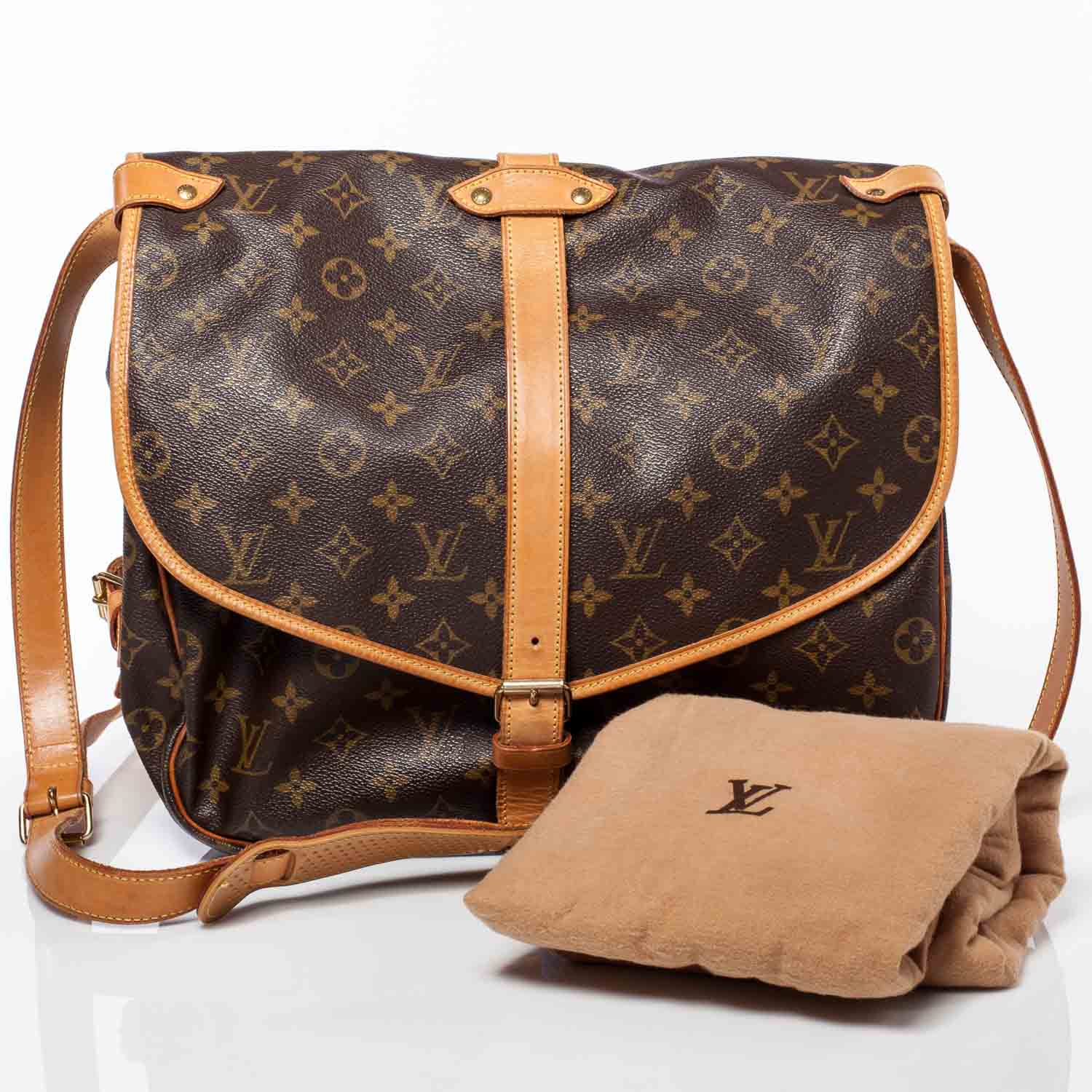 Louis Vuitton Monogram Saumur 35 8 of 8