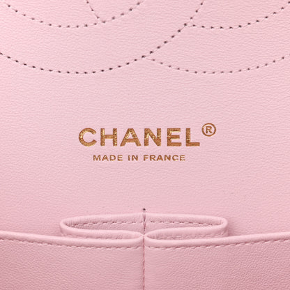 Chanel Caviar Quilted Jumbo Double Flap Light Pink 5 of 9
