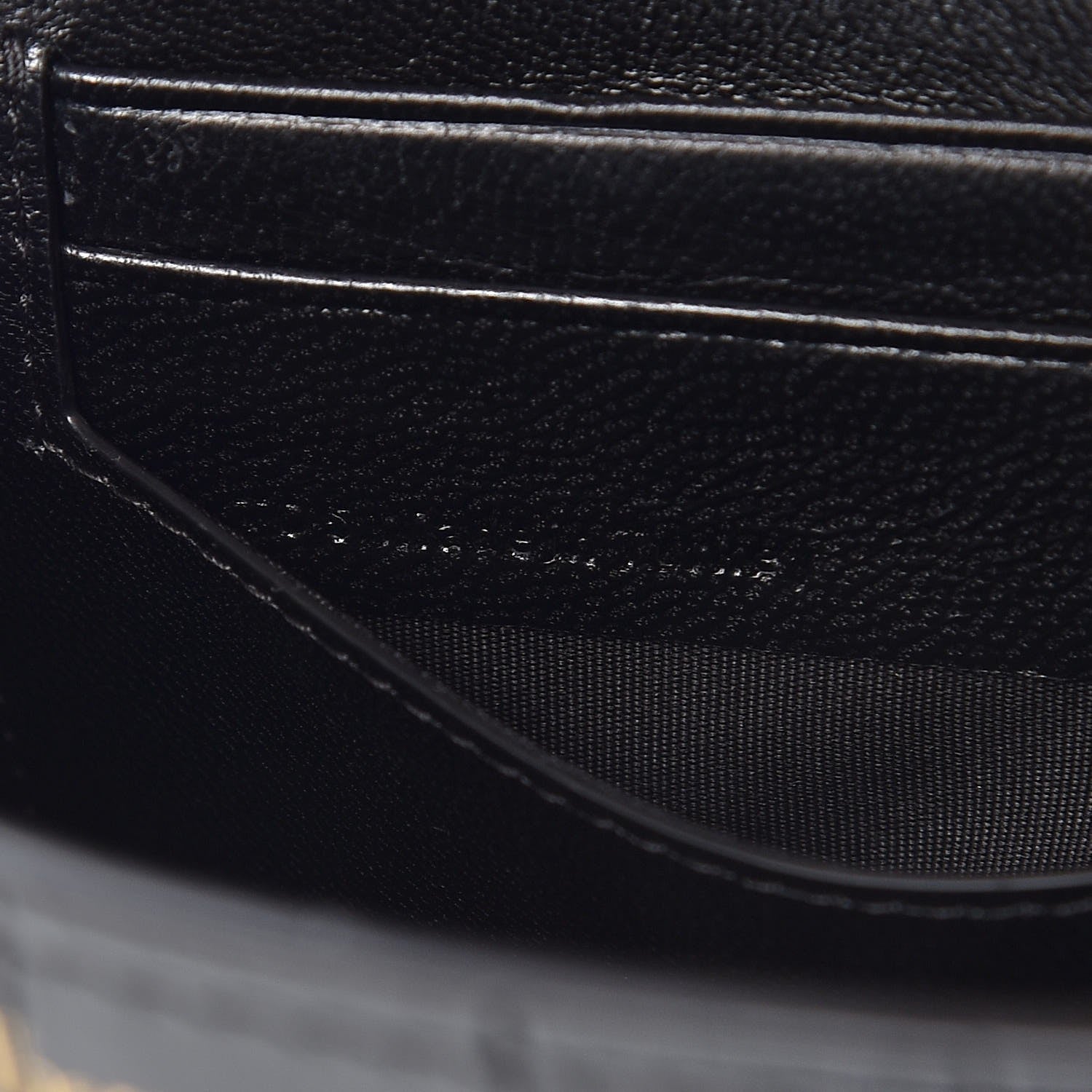 Mulberry Deep Calfskin Crocodile Embossed Small Darley Black 7 of 7