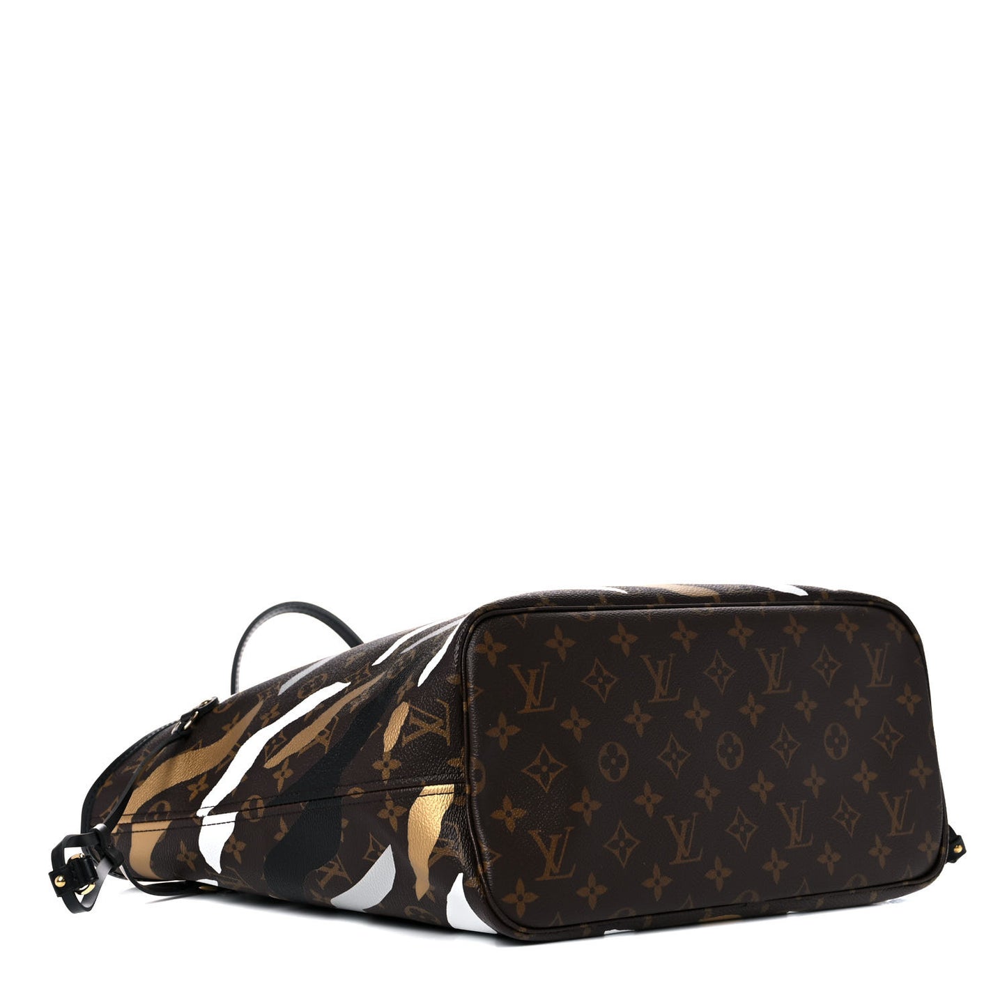 X LOL Monogram Neverfull MM Gold Silver