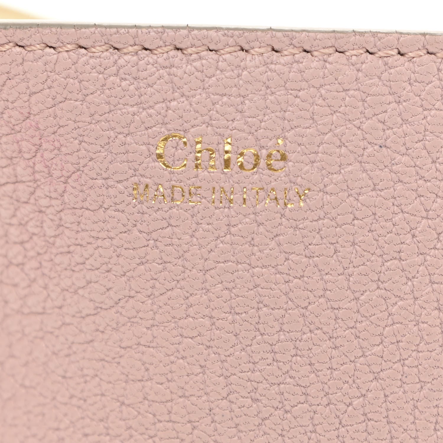 Chloe Grained Lambskin Drew Shoulder Bag Cement Pink 6 of 13