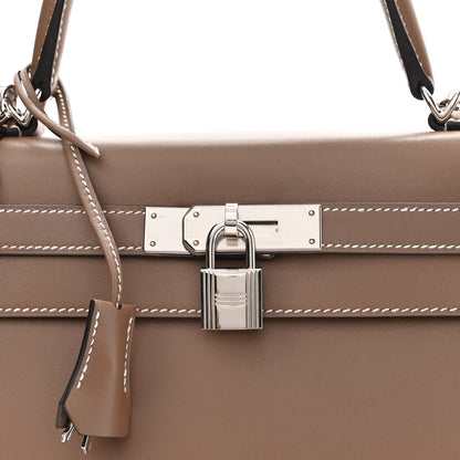 Hermes Tadelakt Kelly Sellier 28 Etoupe 8 of 12