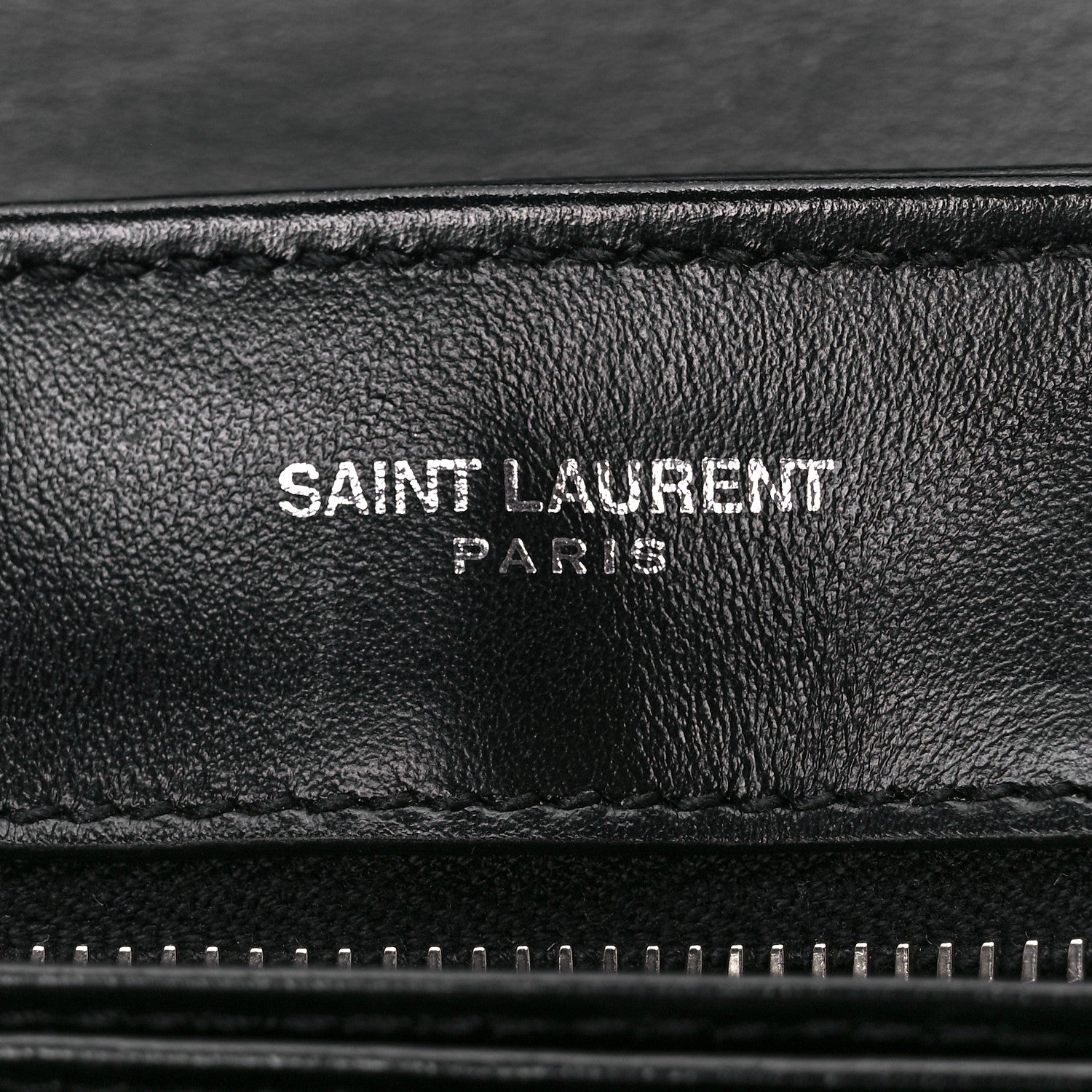 Saint Laurent Calfskin Y Quilted Monogram Toy Loulou Crossbody Bag Black 8 of 12