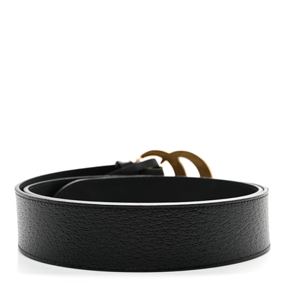Gucci Textured Calfskin Double G 40mm Belt 95 38 Black 2 of 6