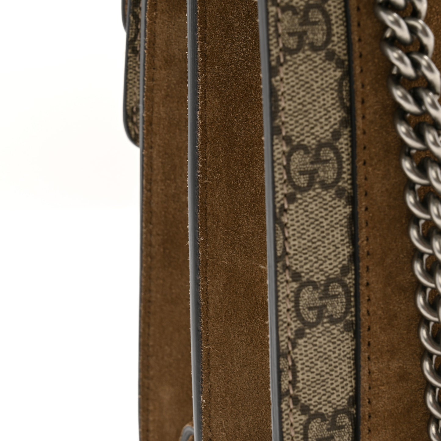 GG Supreme Monogram Medium Dionysus Shoulder Bag Taupe