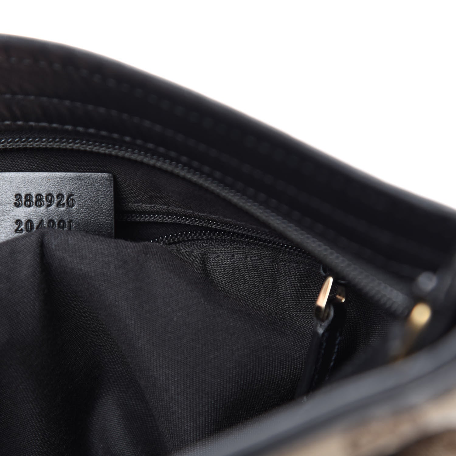 Gucci GG Monogram Web Flat Messenger Bag Black 10 of 11