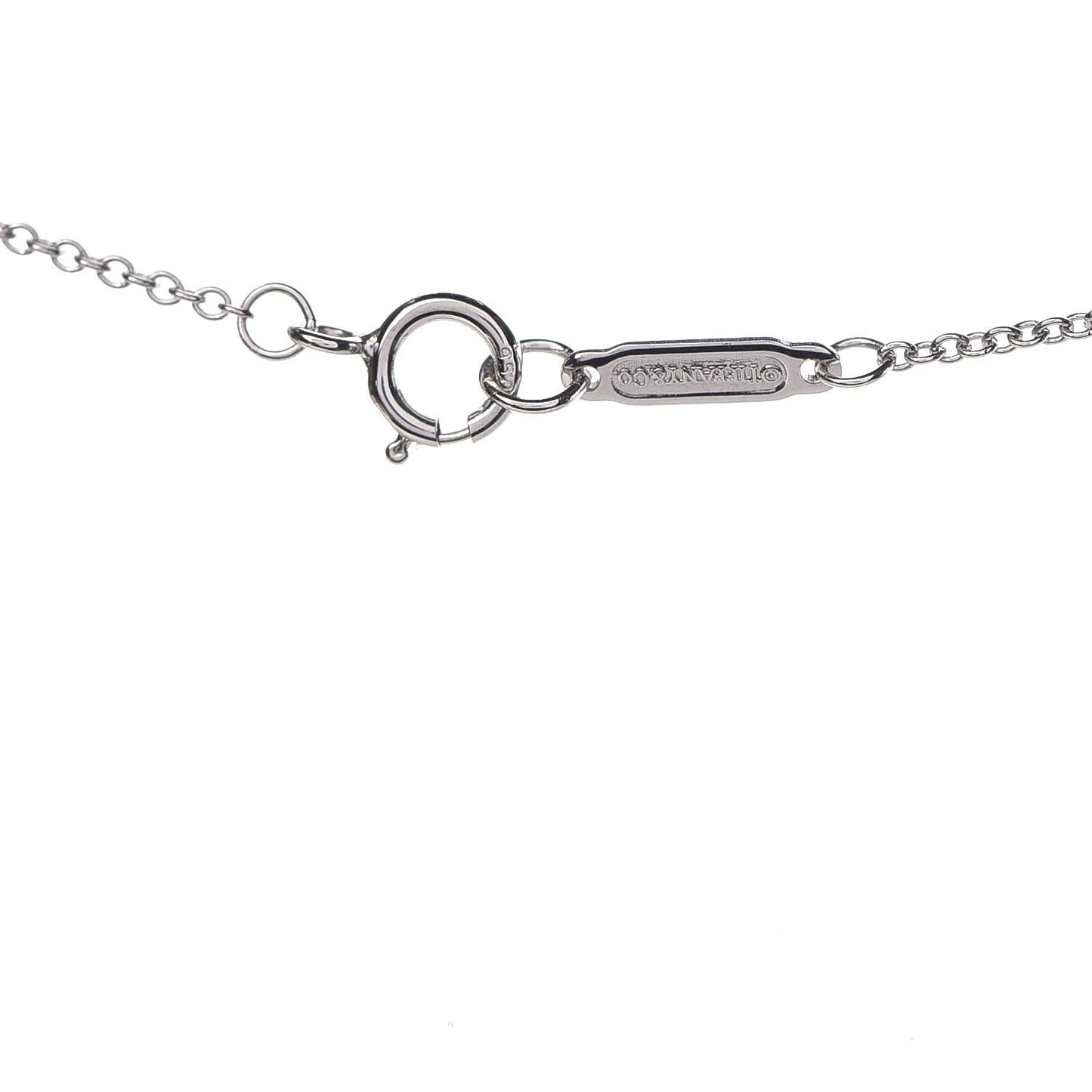 Platinum Diamond .12ctw Circlet Pendant Necklace