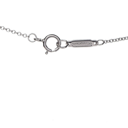Tiffany Platinum Diamond .12ctw Circlet Pendant Necklace 5 of 6