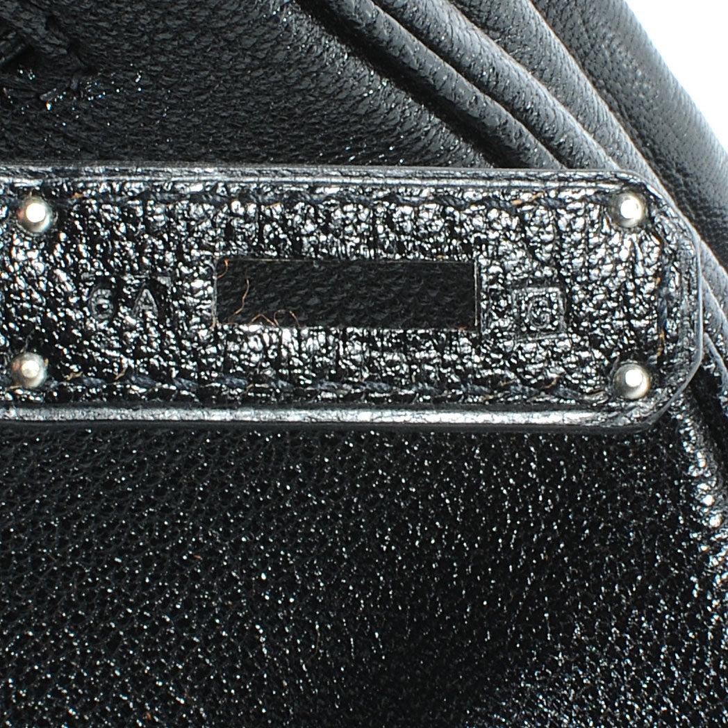 Chevre Birkin 35 Black