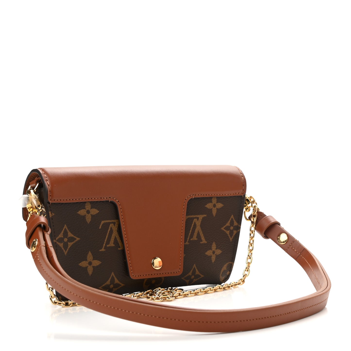 Monogram Padlock On Strap Caramel
