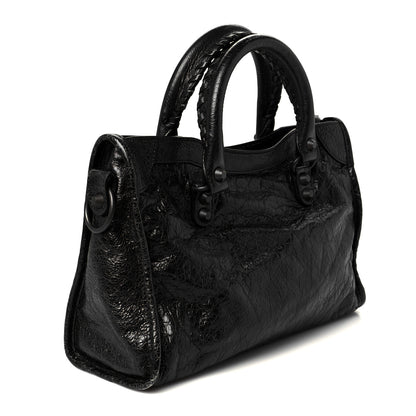Balenciaga Agneau Arena Classic Hardware Small Le City Black 3 of 10