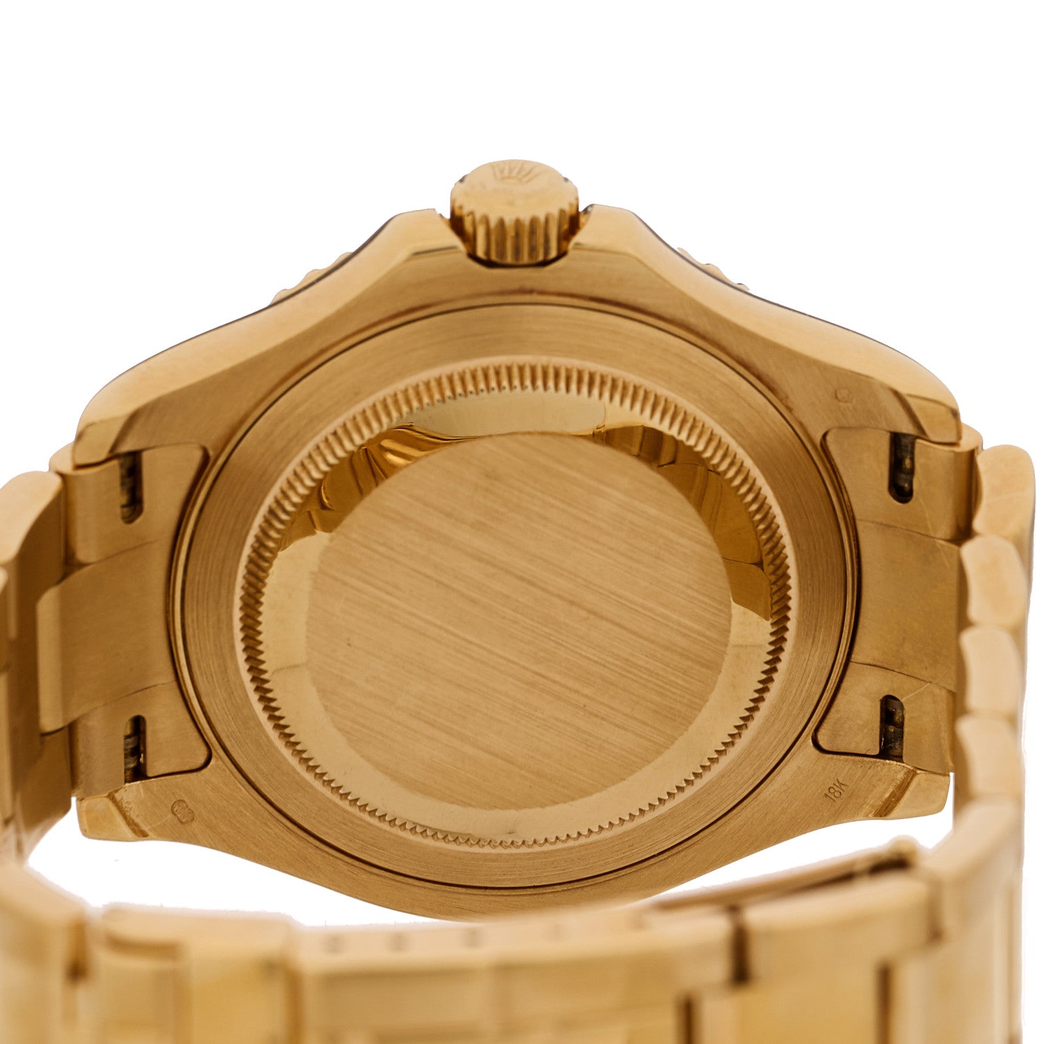 Rolex 18K Yellow Gold 40mm Oyster Perpetual Date Yacht-Master Watch White 16628 4 of 5