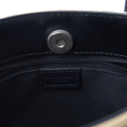 Burberry House Check Small Tote Black 8 of 10