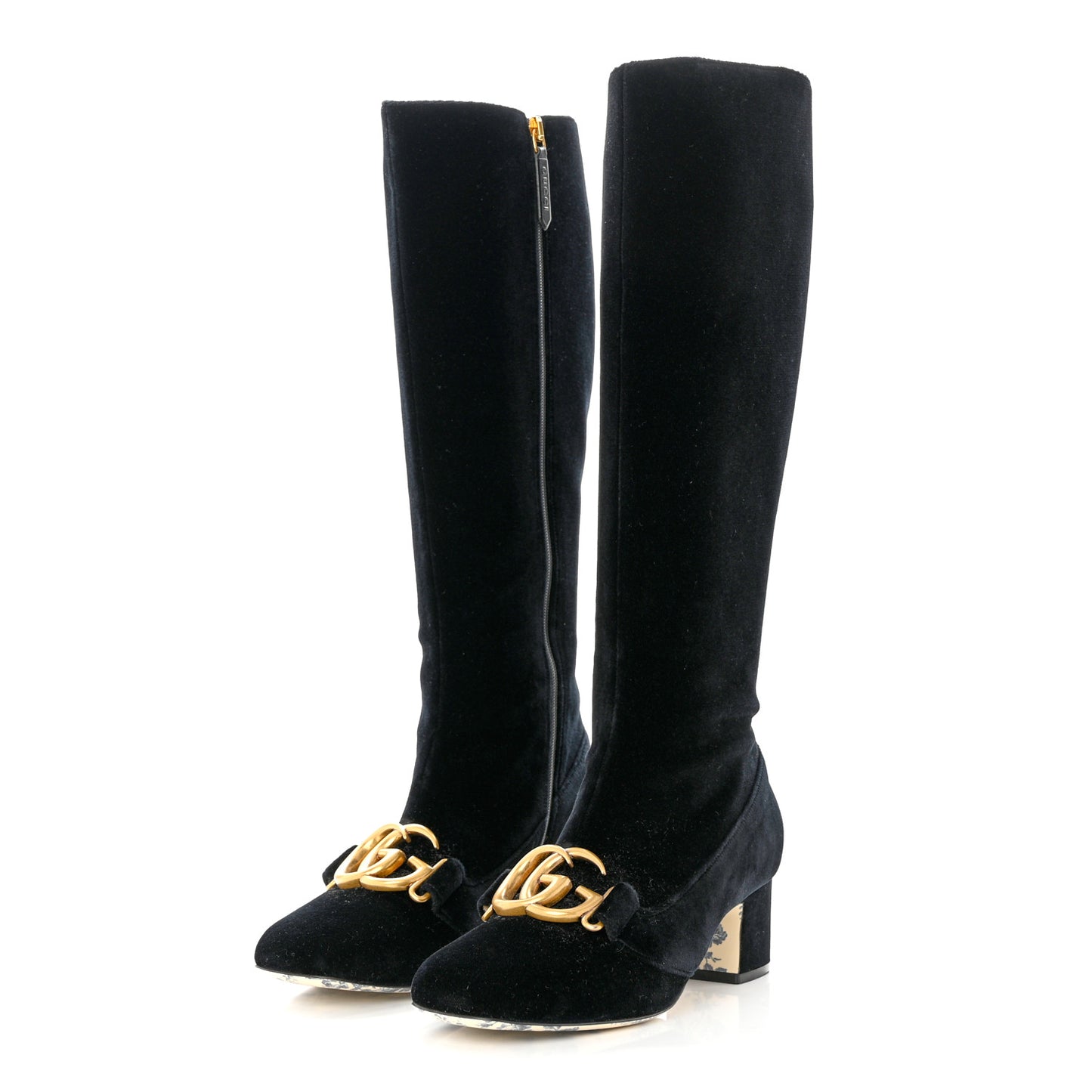 Velvet GG Victoire 55mm Boots 36 Black