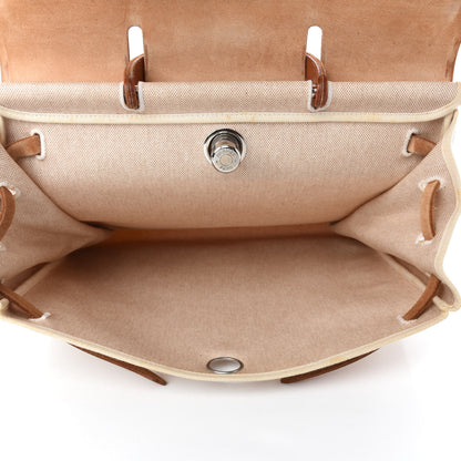 Hermes Toile Vache Calfskin Herbag 39 MM Natural 5 of 17