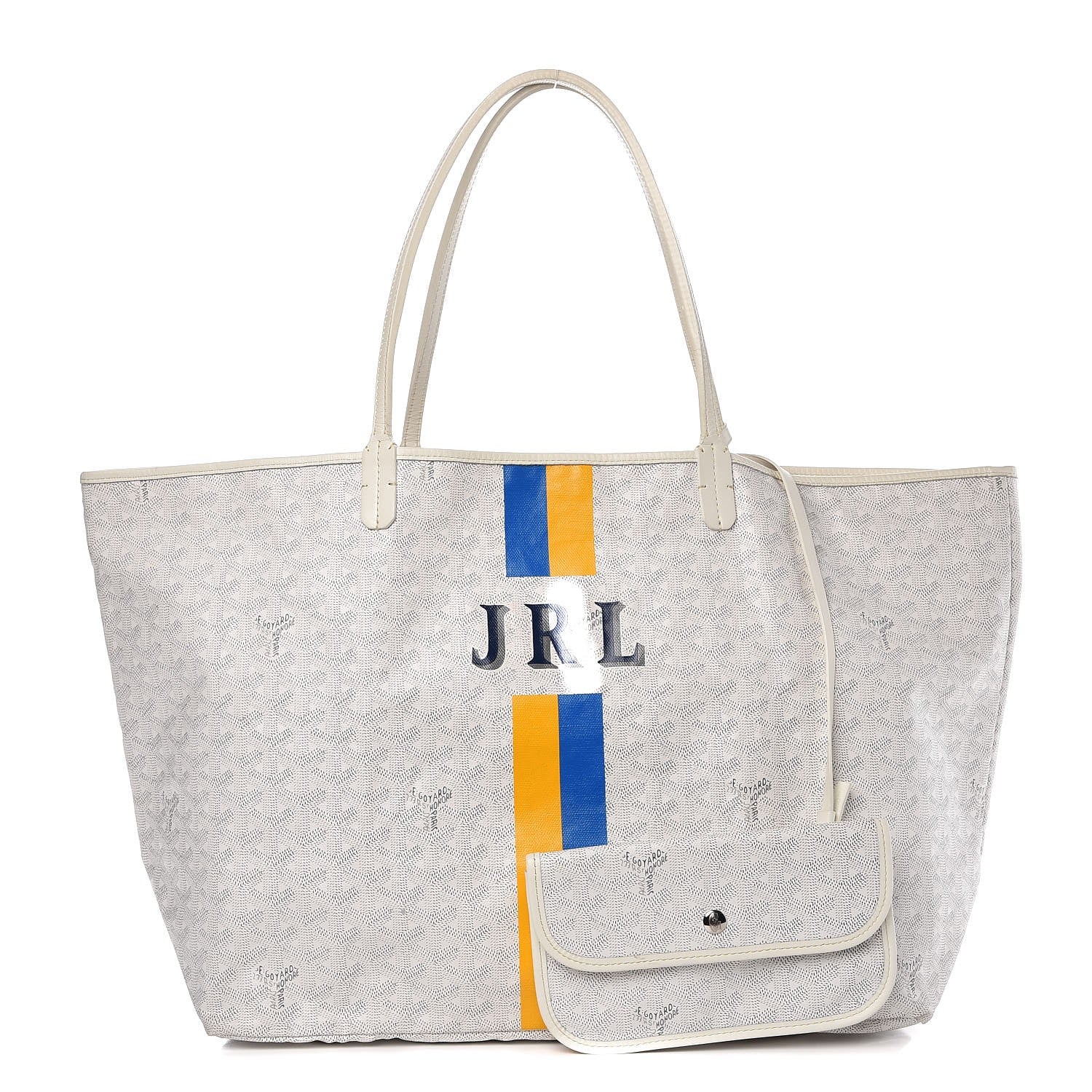 Goyard Goyardine Saint Louis GM White 1 of 16